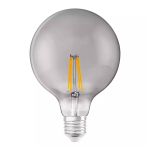 Ledvance Smart+ Wifi E27 Globe Classic Filament Fumée 6W 540lm - 825 Blanc Très Chaud | Dimmable - Équivalent 50W