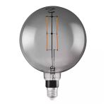 Ledvance Smart+ E27 Globe Classic Filament Fumée 6W 430lm - 825 Blanc Très Chaud | Dimmable - Équivalent 40W