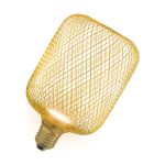 Osram Decor Plat Lamp In Métal Boîtier Vide  LED E27 Special Dépolie Dorée 3.5W 300lm - 827 Blanc Très Chaud | Équivalent 25W