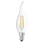 Ledvance Classic LED E14 Bougie Filament Claire 4W 470lm - 827 Blanc Très Chaud | Équivalent 40W
