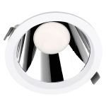 Ledvance Downlight LED Comfort Opale Aluminium 18W/15W/12W 2160lm/1800lm/1440lm 95D - 930-940 CCT | Diamètre 200mm - IP44 - Meilleur Rendu Des Couleurs - Dali Dimmable