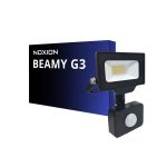 Noxion Projecteur LED Beamy G3 10W 1100lm 100D - 840 Blanc Froid | IP44 - Détecteur de Mouvement et de Lumière - Symétrique