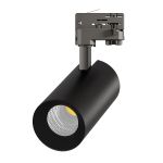 Noxion Spot LED Sur Rail 3 Phases  Ecowhite Aluminium Noir 30W 2960lm 36D - 830 Blanc Chaud | UGR <19
