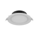 Noxion Downlight LED Hera Plat Encastré Blanc 9W 900lm 80D - 827-830-840 CCT | 132mm - Diamètre 120mm