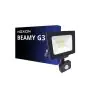 Noxion Projecteur LED Beamy G3.1 Noir 30W 3300lm 110D - 840 Blanc Froid | IP44 - Détecteur de Mouvement et de Lumière - Symétrique 