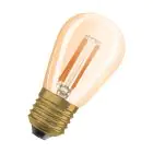 Osram Vintage 1906 LED E27 Edison Filament Dorée 4.8W 360lm - 822 Blanc Très Chaud | Dimmable - Équivalent 40W
