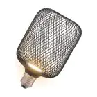 Osram Decor Plat Lamp In Métal Boîtier Vide  LED E27 Special Dépolie Noir 3.5W 300lm - 827 Blanc Très Chaud | Équivalent 25W