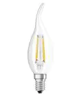 Ledvance Classic LED E14 Bougie Filament Claire 4W 470lm - 827 Blanc Très Chaud | Équivalent 40W