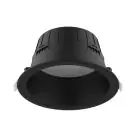 Noxion Downlight LED Hera Profond Encastré Noir 21W 2400lm - 827-840 CCT | 226mm - Diamètre 200mm
