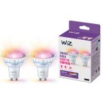 Duopak 2x WiZ Smart LED Spot GU10 PAR16 5W 400lm 36D | Beste Kleurweergave - Dimbaar - Vervangt 50W