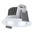 Ledvance LED Spot Adjust Aluminium Zilver 8W 680lm 36D - 930 Warm Wit | Zaagmaat 68mm - IP20 - Beste Kleurweergave - Dimbaar