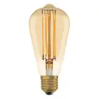Ledvance Vintage 1906 LED E27 Edison Goud 5.8W 470lm - 822 Zeer Warm Wit | Dimbaar - Vervangt 40W