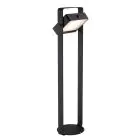 Nordlux Saulio Sokkel Lamp Aluminium Zwart 4.45W 370lm - 830 Warm Wit | IP44 - Solar