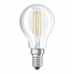 Osram Parathom Classic LED E14 Boule Filament Claire 4W 470lm - 827 Blanc Très Chaud | Relax and Active - Équivalent 40W