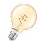 Osram Vintage 1906 LED E27 Globe Filament Twist Dorée 4.9W 470lm - 927 Blanc Très Chaud | Meilleur Rendu Des Couleurs - Dimmable - Équivalent 40W