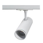1-Phase Rail Spot Cylindre  Blanc | Convient pour GU10