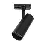 Bright Choice Spot Sur Rail Rail Monophasé| Noir Cylindre  10W 700lm - 827 Blanc Très Chaud