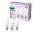 Lot 3x Philips Ampoule LED E27 Poire Dépolie 8W 806lm - 827 Blanc Très Chaud