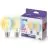 Pack duo 2x WiZ Smart LED E27 Poire Filament 7W 806lm | Meilleur Rendu Des Couleurs - Dimmable - Équivalent 60W