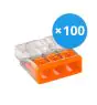 Lot 100x Wago 2273-203  Connecteur | 3 Câble Connexion
