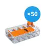 Lot 50x Wago 221-415 Connecteur Compact | 5 Câble connexion - Connecteur filaire