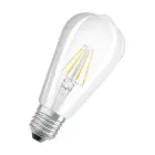 Osram Classic LED E27 Edison Filament Claire 6.5W 806lm - 827 Blanc Très Chaud | Équivalent 60W