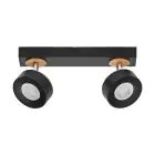 Ledvance LED Decor Spot Pluto Acier Noir 9.6W 615lm - 830 Blanc Chaud