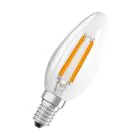 Osram LED Classic E14 Bougie Filament Claire 1.2W 255lm - 827 Blanc Très Chaud | Équivalent 25W