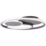 Brilliant Runda Plafondlamp Metaal Silicone Grijs 45W 5200lm - 830-865 CCT | 500mm - Afstandsbediening Dimbaar