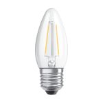 Ledvance Classic LED E27 Kaars Filament Helder 4.8W 470lm - 827 Zeer Warm Wit | Dimbaar - Vervangt 40W