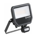 Ledvance LED Floodlight Aluminium Zwart 41W 5500lm 100D - 830 Warm Wit | IP65 - Bewegings- En Lichtsensor - Symmetrisch