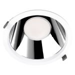 Ledvance LED Downlight Comfort UGR19 Aluminium 42W/36W/30W 5000lm/4200lm/3600lm 100D - 930-940 CCT | Zaagmaat 250mm - IP44 - Beste Kleurweergave