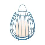 Nordlux Tafellamp Jim To-Go Portable Accu Blauw 3W 300lm - 827 Zeer Warm Wit | 3-Staps Dimbaar 