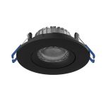 Noxion LED Spot Ares Kantelbaar Zwart 6W 540lm 927-940 3CCT | Zaagmaat 68mm