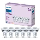 Voordeelpak 6x Philips LED Spot GU10 PAR16 5W 390lm 36D - 840 Koel Wit